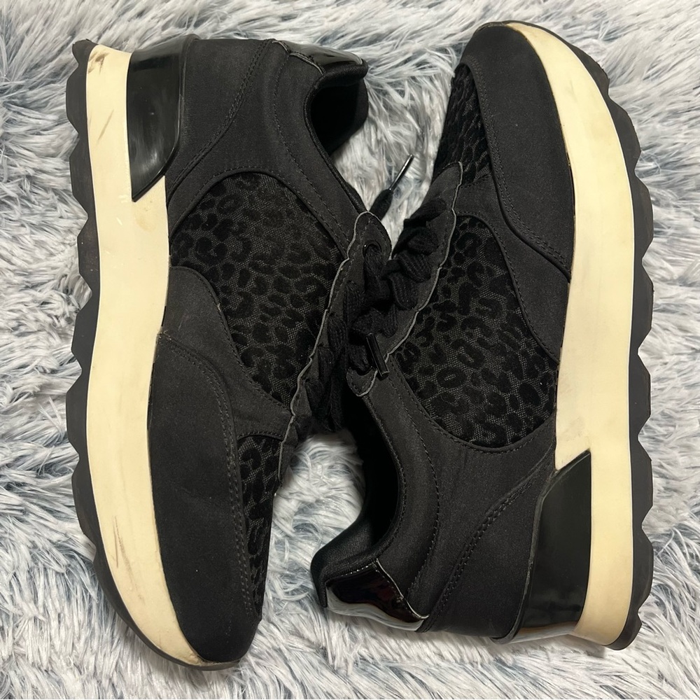 Zara animal print sneakers Black - Picture 2 of 11